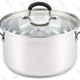 Don’t cook your pasta in a saucepan: that’s a recipe for sticking. This Cook N Home Stockpot is a popular, affordable option that comes in several sizes appropriate for cooking pasta.